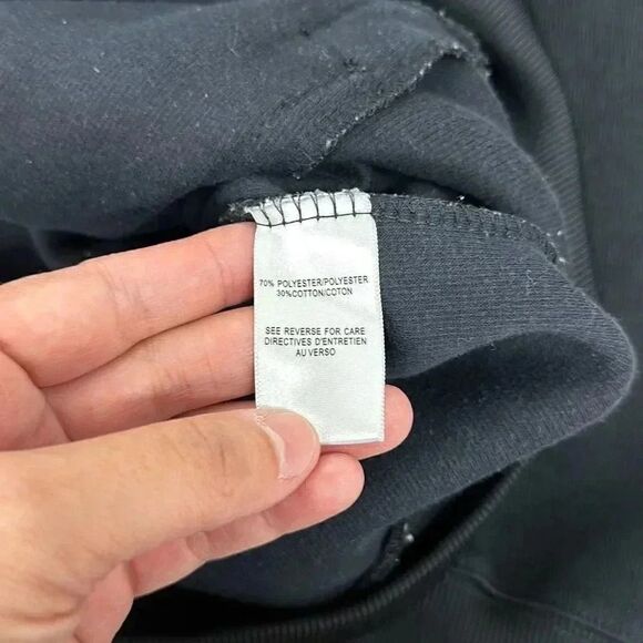 Champs Duke Blue Devils Black Full Zip Jacket Screen Printed Sz XL - Picture 6 of 9